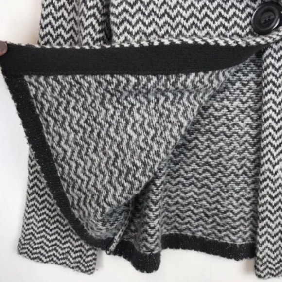 JM Collection M Wool Blend Chevron Striped Sweater - Picture 4 of 6